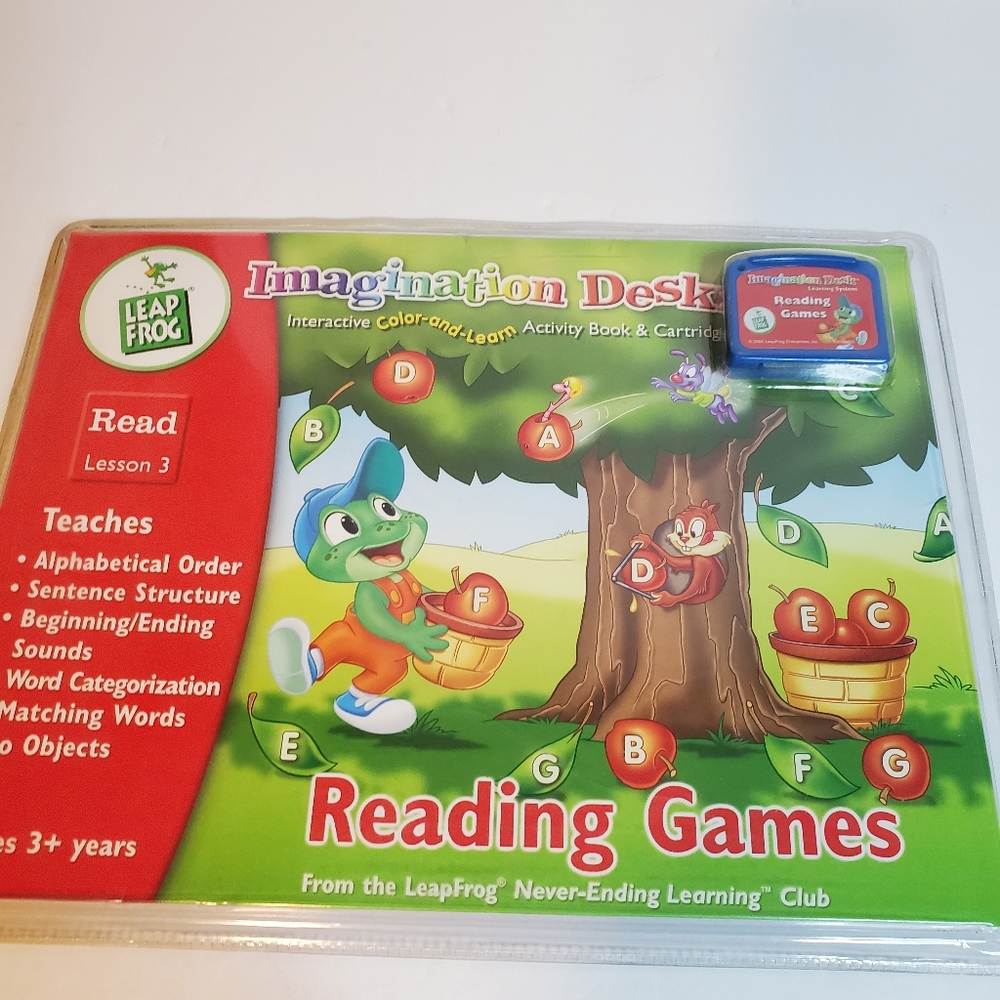New Leap Frog Imagination Desk Reading Games Lesson #3 Sealed Leapfrog learn
